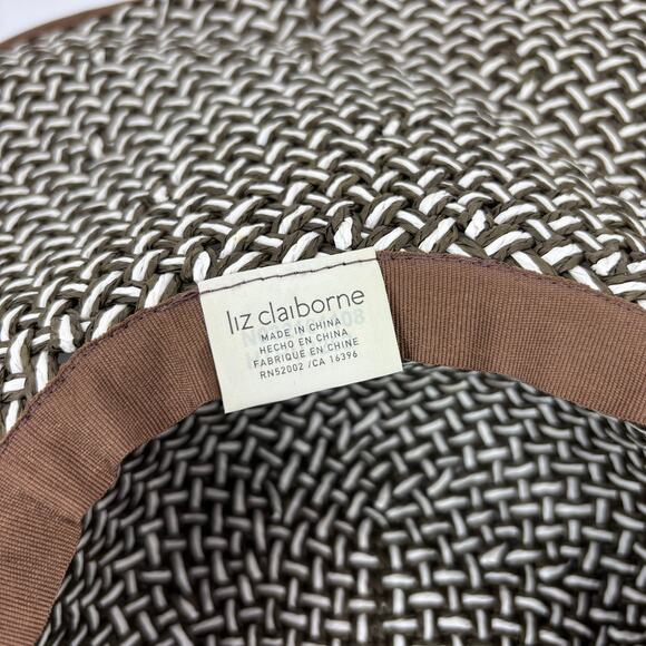 Liz Claiborne Sun Hat Wide Brim Beach Vacation Resort Quiet Luxury Old Money - Picture 6 of 6
